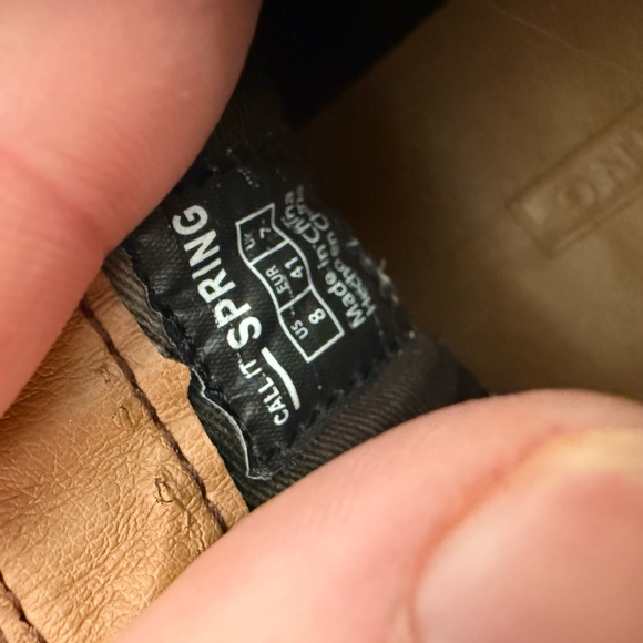 Call it Spring Mens Chelsea Shoes/Boots Size 8 Faux Suede Brown/Beige/Chestnut - Picture 4 of 5